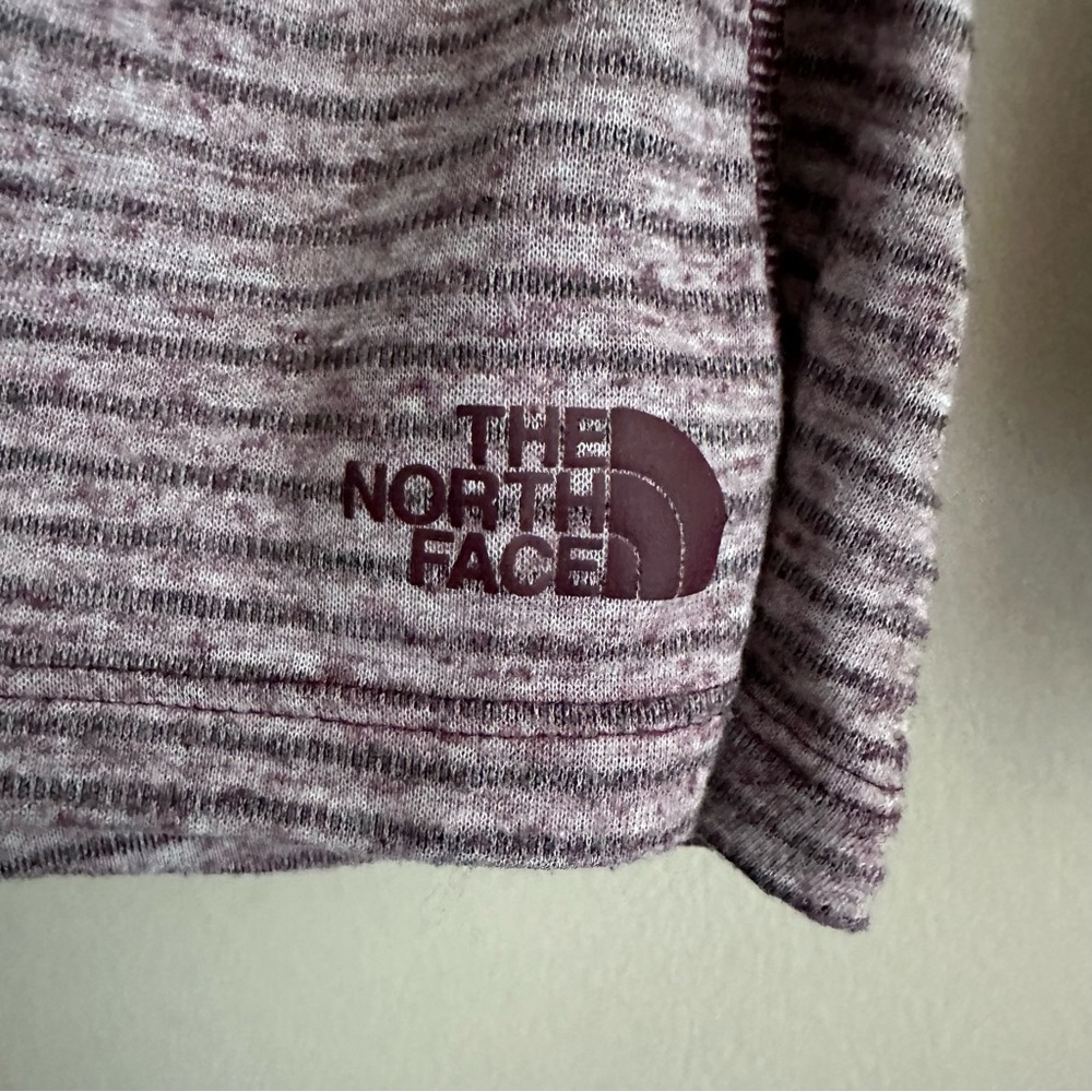 The North Face • Striped Long Sleeve‎ Cross Back Top - Picture 3 of 8